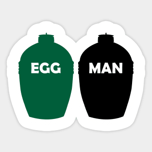 Big Green Egg Colors - EGG MAN Sticker